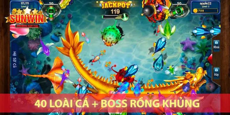 Các ngư thủ hãy thường xuyên nâng cấp vũ khí khi chơi game