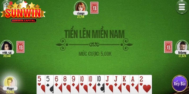 Game bài Tiến Lên Miền Nam có rất nhiều người tham gia